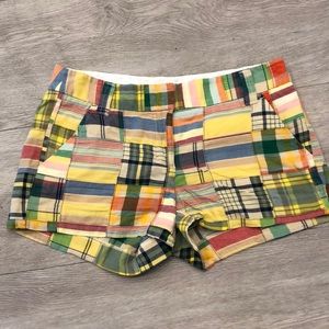 J.Crew madras shorts